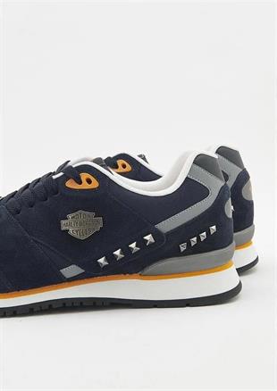 Harley Davidson 021M100575 Buick GNX Lacivert/Turuncu Erkek Sneaker