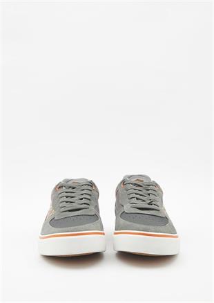 Harley Davidson 023M100350 Providence Grey Deri Erkek Sneaker