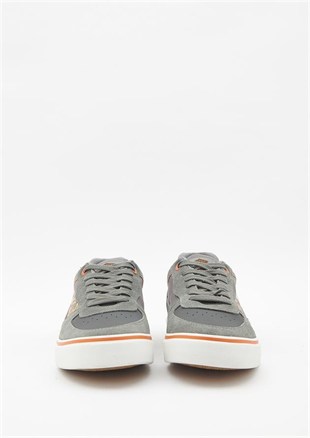 Harley Davidson 023M100350 Providence Grey Deri Erkek Sneaker