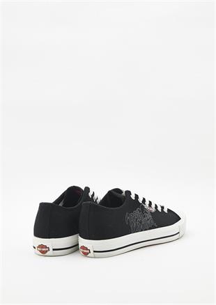 Harley Davidson 023M100354 Pomona Black Erkek Sneaker