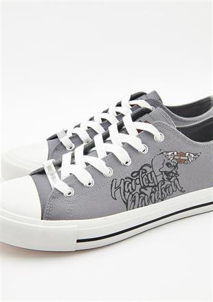 Harley Davidson 023M100354 Pomona Grey Erkek Sneaker