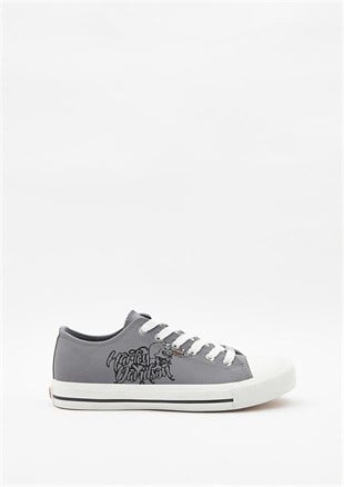 Harley Davidson 023M100354 Pomona Grey Erkek Sneaker
