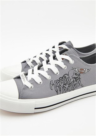 Harley Davidson 023M100354 Pomona Grey Erkek Sneaker