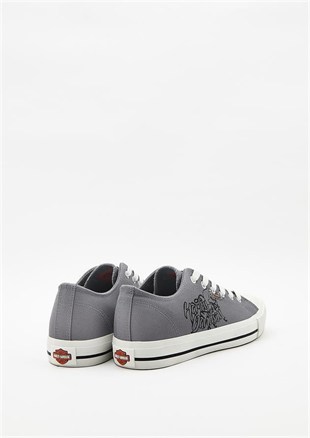 Harley Davidson 023M100354 Pomona Grey Erkek Sneaker