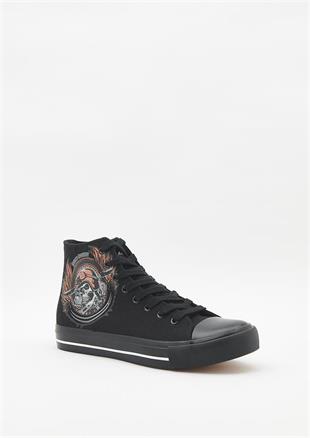 Harley Davidson 023M100358 Pittsburgh Black Erkek Sneaker