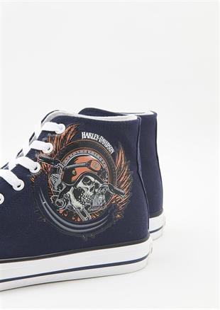 Harley Davidson 023M100358 Pittsburgh Navy Erkek Sneaker