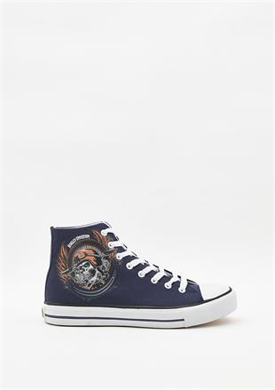 Harley Davidson 023M100358 Pittsburgh Navy Erkek Sneaker