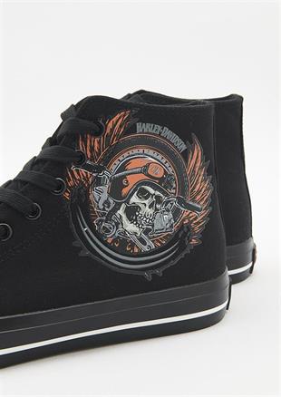Harley Davidson 023M100358 Pittsburgh Black Erkek Sneaker