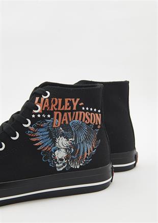 Harley Davidson 023M100359 Phoenix Black Erkek Sneaker