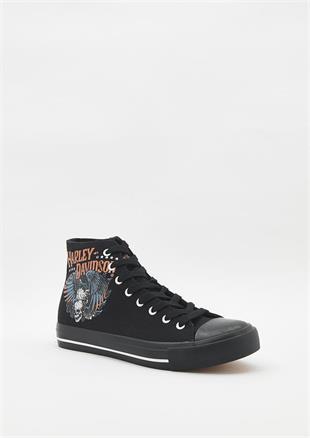 Harley Davidson 023M100359 Phoenix Black Erkek Sneaker
