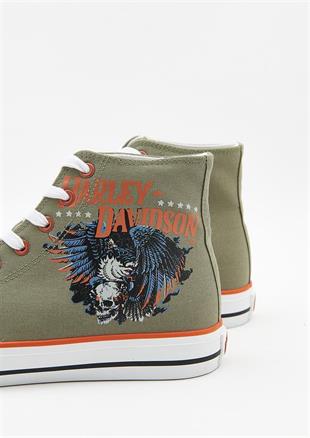 Harley Davidson 023M100359 Phoenix Khaki Erkek Sneaker