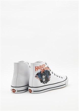 Harley Davidson 023M100359 Phoenix White Erkek Sneaker