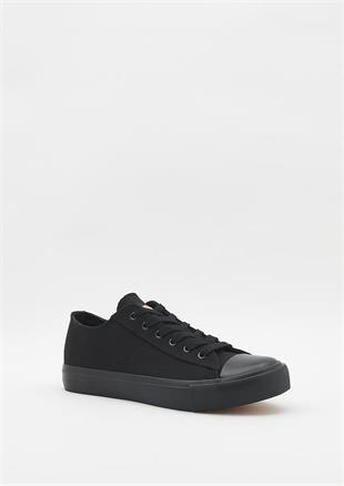 Harley Davidson 023M100381 Ontario Black-Black/Tekstil Erkek Sneaker