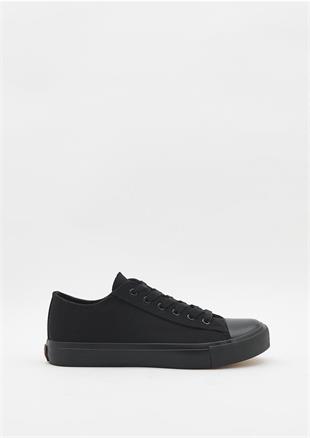 Harley Davidson 023M100381 Ontario Black-Black/Tekstil Erkek Sneaker