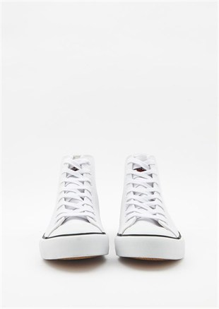 Harley Davidson 023M100382 Pittsburgh Plain White Erkek Sneaker
