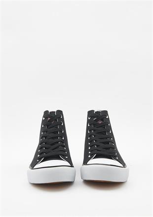 Harley Davidson 023M100382 Pittsburgh Plain Black Erkek Sneaker