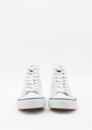Harley Davidson 023M100382 Pittsburgh Plain White Erkek Sneaker