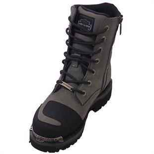 Harley Davidson 025G100321 Riddick Grey Nubuk Kadın Bot