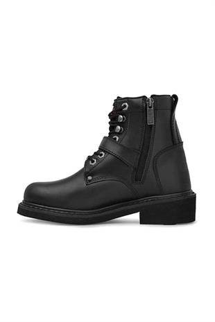 Harley Davidson 025G100388 Jimson Hi Zıp Black Deri Kadın Bot