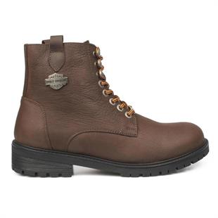 Harley Davidson 025M100536 Adam Yt Brown Baskılı Nubuk Erkek Bot