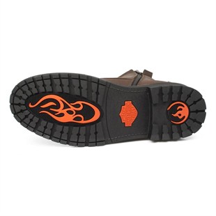 Harley Davidson 025M100536 Adam Yt Brown Baskılı Nubuk Erkek Bot