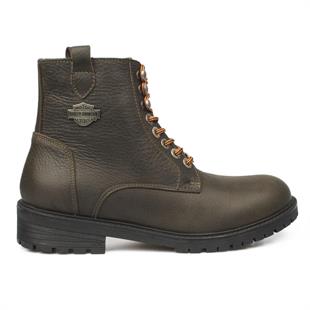 Harley Davidson 025M100536 Adam Yt Olive Baskılı Nubuk  Erkek Bot