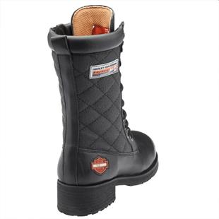 Harley Davidson 025Z100217 Rose Black Yağlı Deri Kadın Bot