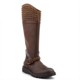Harley Davidson 511-23 Brown Deri Kadın Çizme