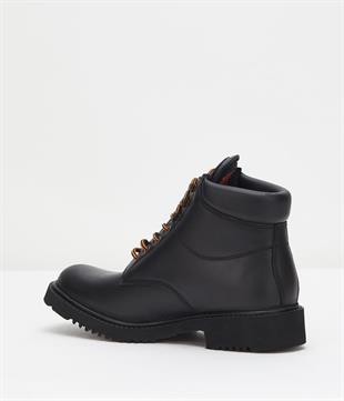Harley Davidson 556 Mid Black Deri Erkek Bot