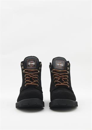 Harley Davidson 556 Mid Black Süet Erkek Bot