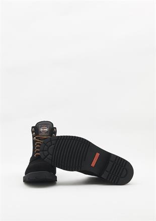 Harley Davidson 556 Mid Black Süet Erkek Bot