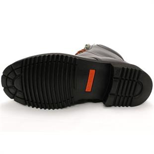 Harley Davidson 558 Steel Toe HI Black Deri Kadın Bot