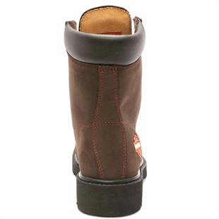 Harley Davidson 558 Steel Toe HI Dark Brown Nubuk Kadın Bot