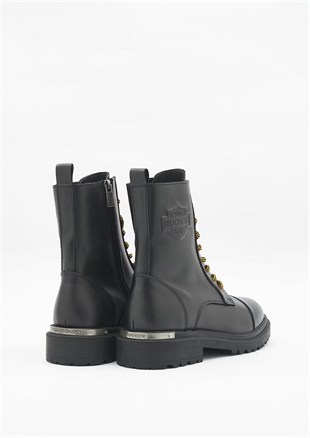 Harley Davidson Atacama Black Deri Erkek Bot