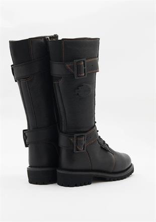 Harley Davidson Belhaven Waterproof Black Kadın Çizme