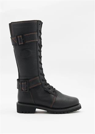 Harley Davidson Belhaven Waterproof Black Kadın Çizme