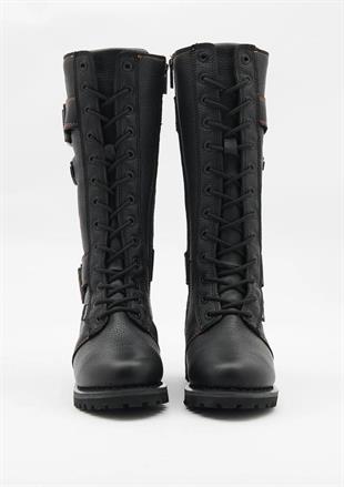 Harley Davidson Belhaven Waterproof Black Kadın Çizme
