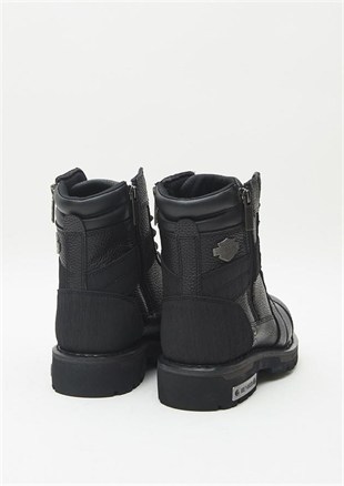 Harley Davidson Carter Black Deri Erkek Bot