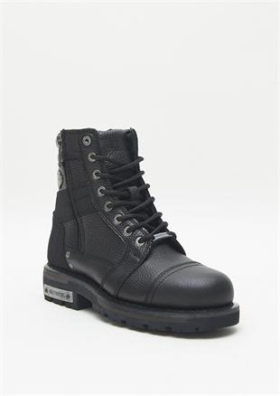 Harley Davidson Carter Black Deri Erkek Bot