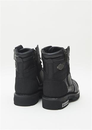 Harley Davidson Carter Black Deri Erkek Bot