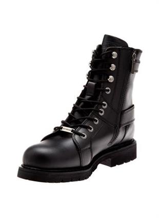 Harley Davidson Charles Black Deri Erkek Bot