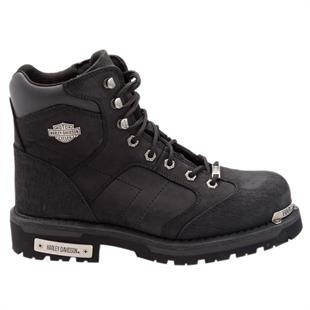 Harley Davidson Clemente Black Crazy Deri Erkek Bot