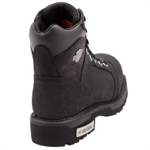 Harley Davidson Clemente Black Crazy Deri Erkek Bot