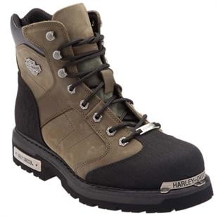 Harley Davidson Clemente Grey Crazy Deri Erkek Bot