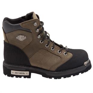 Harley Davidson Clemente Grey Crazy Deri Erkek Bot