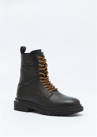 Harley Davidson Coro Black Deri Erkek Bot