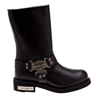 Harley Davidson Dean Black Deri Erkek Çizme