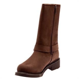 Harley Davidson Dean Dark Brown Nubuk Erkek Çizme