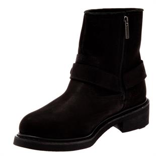 Harley Davidson Estes Black Nubuk Erkek Bot