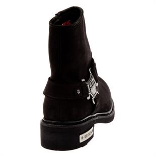 Harley Davidson Estes Black Nubuk Erkek Bot